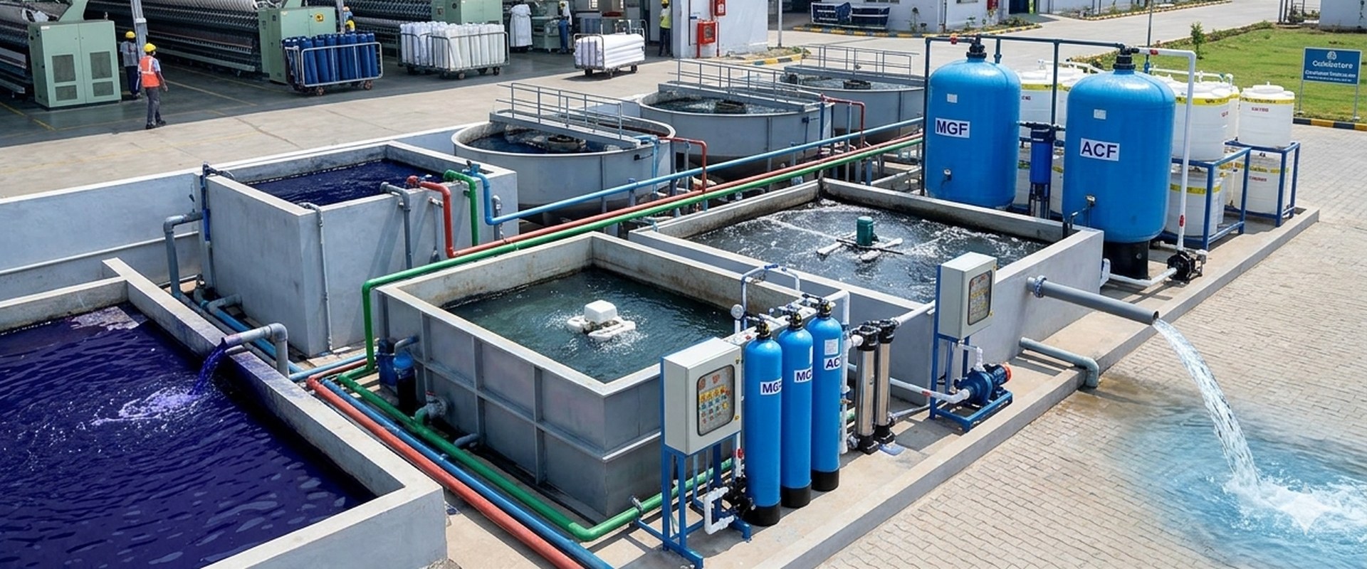 RO water treatment plant fabricated by Steel Craft Engineering