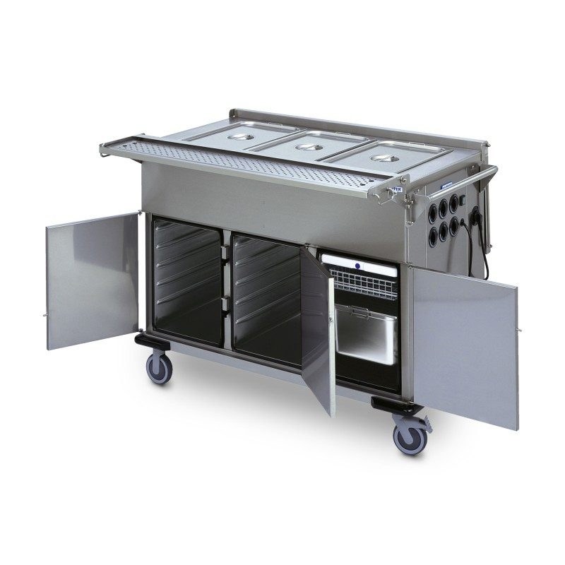 SS Food Serving Trolley